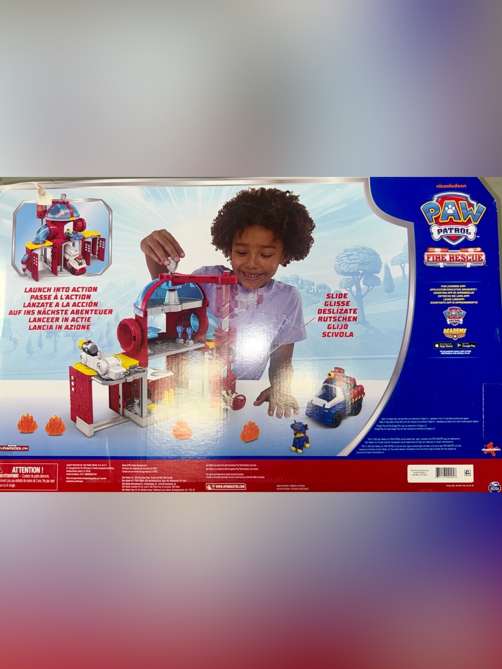 NIB Paw Patrol Ultimate Fire Rescue Command Center Playset - Marshall & Chase - Picture 5 of 6